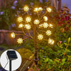 Yardazzle 26-Inch Outdoor Waterproof Multicolor Cherry Blossom Solar Garden Lights - Duo Pack