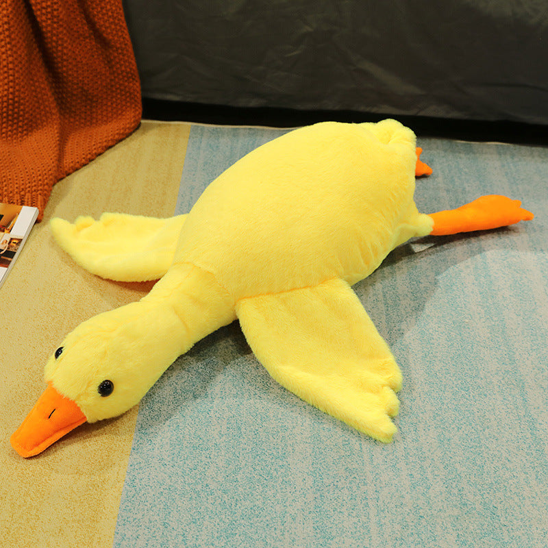 PlushVibe Goose Pillow