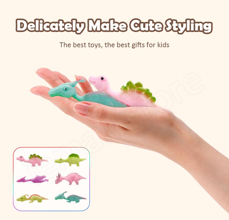 Stretch N Sling Slingshot Dinosaur Finger Toys | 20PCS