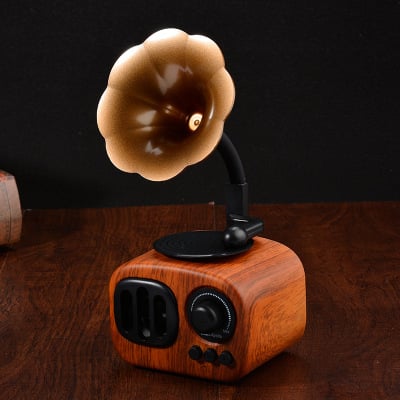 Vinyltunes™ Retro Phonograph Bluetooth Speaker