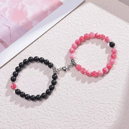 VALENTINE'S OFFER: 50% OFF | Magnetic Heart Bracelets for Couples