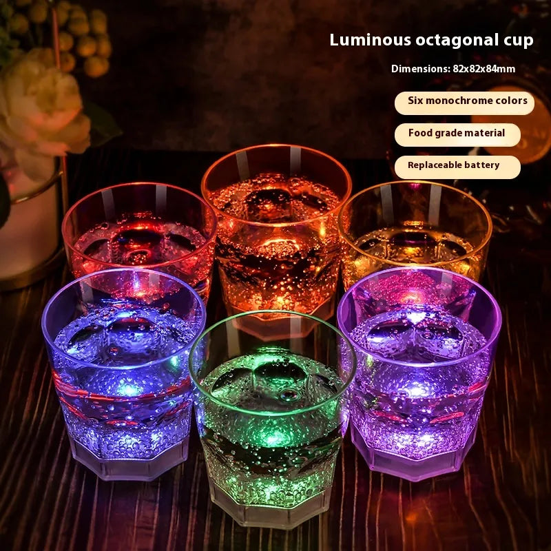 Gleamware LED Drinking Glasses | Set of 6 PCS