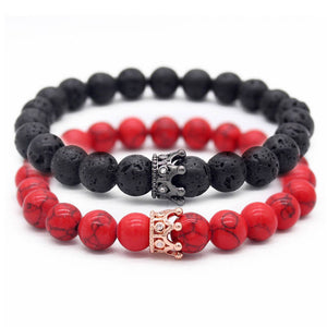 Magcko™ Magnetic King & Queen Partner Bracelets (2PCS)