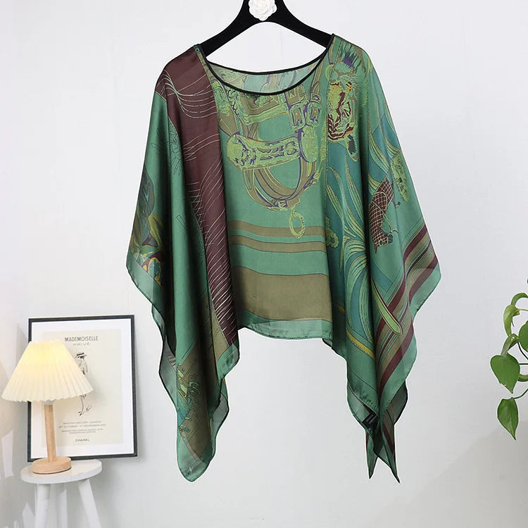 Dalilah Versatile Poncho Pullover Shawl