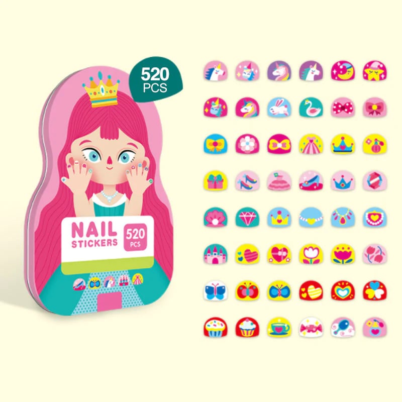 Nailit Kids Nail Stickers Set of 520PCS