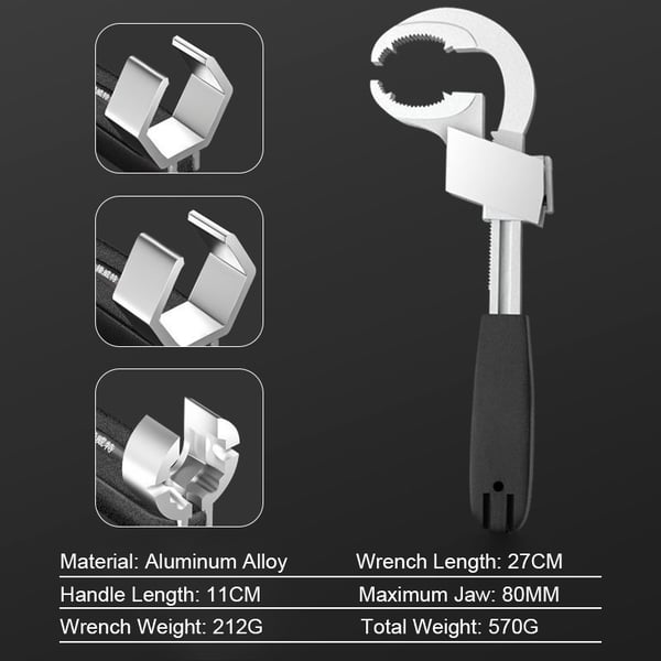 Multiplex™ Multifunction Adjustable Double-Ended Wrench