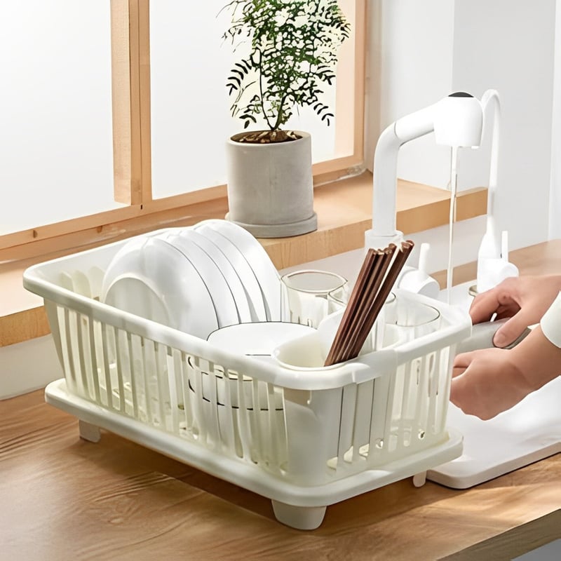 Tworack Double Layer Kitchen Dish Drying Rack