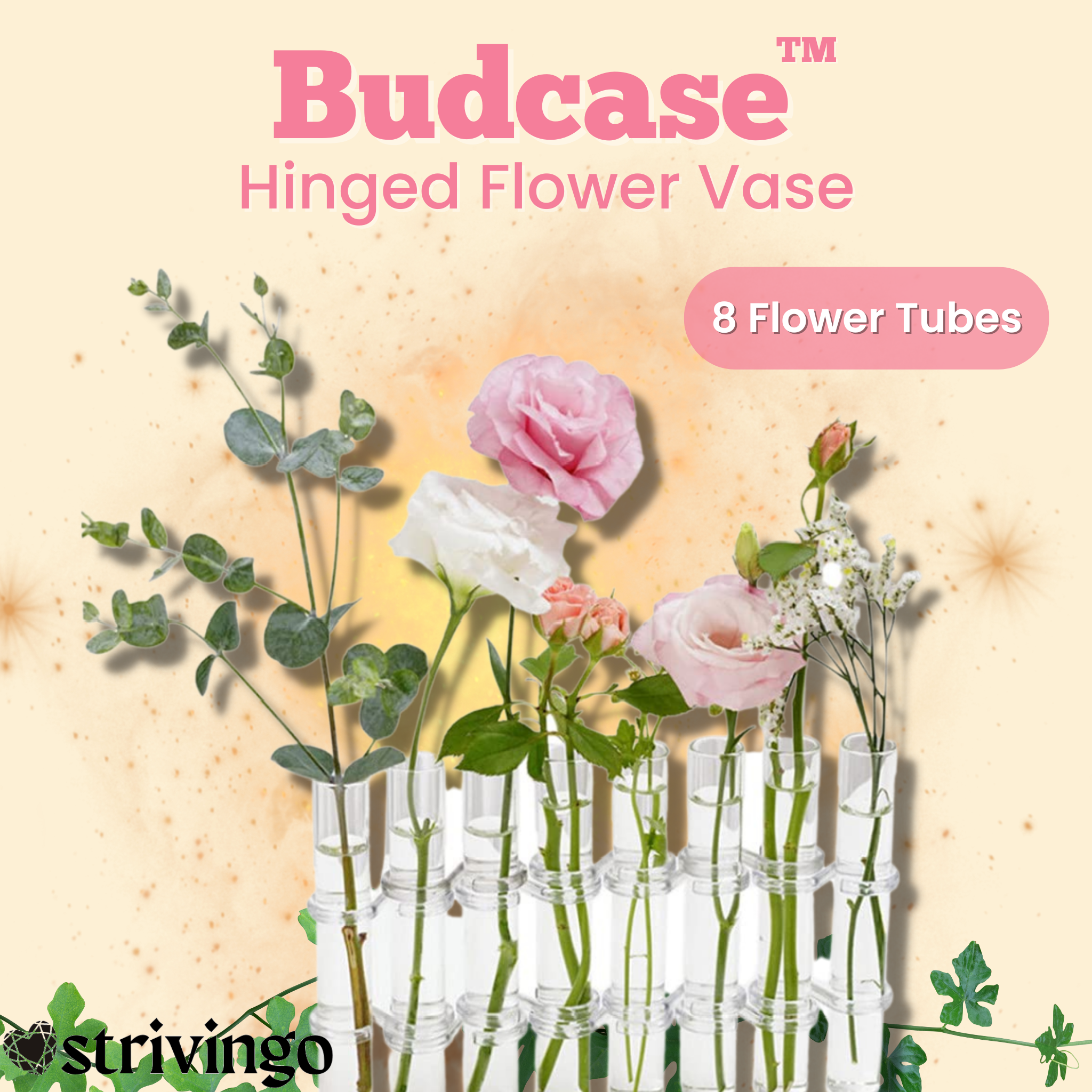 Budcase™ Hinged Flower Vases