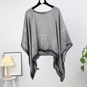 Dalilah Versatile Poncho Pullover Shawl