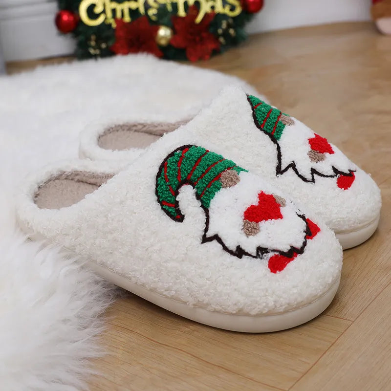 Xmaslips Cute Cartoon Santa Claus Home Slippers