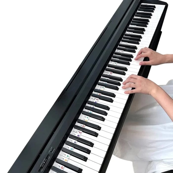 Pianote Reusable Silicone Piano Keyboard Note Labels