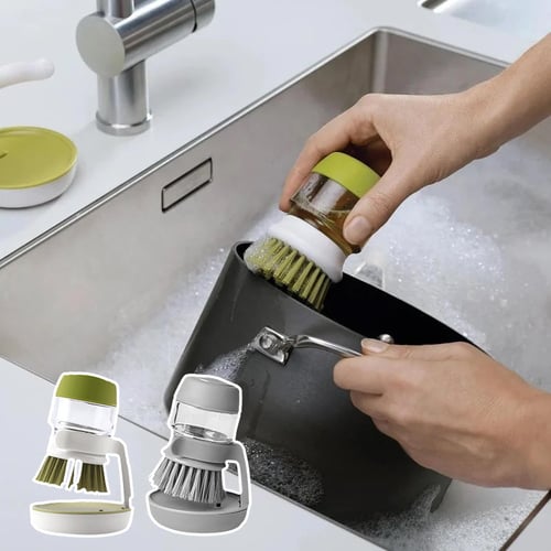 Cleanrush Elegant Multifunctional Pressing Cleaning Brush | Set of 2