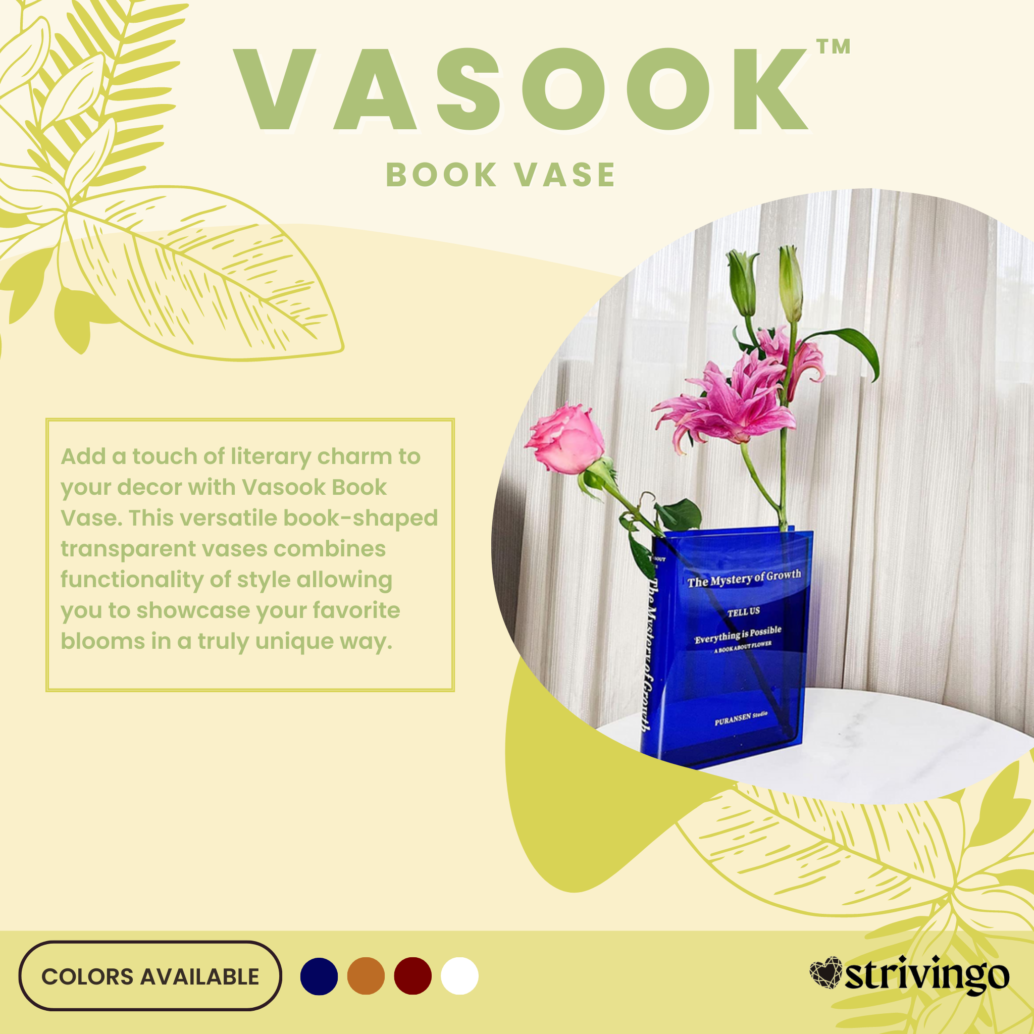 Vasook™ Book Vase | BUY 1 GET 2!