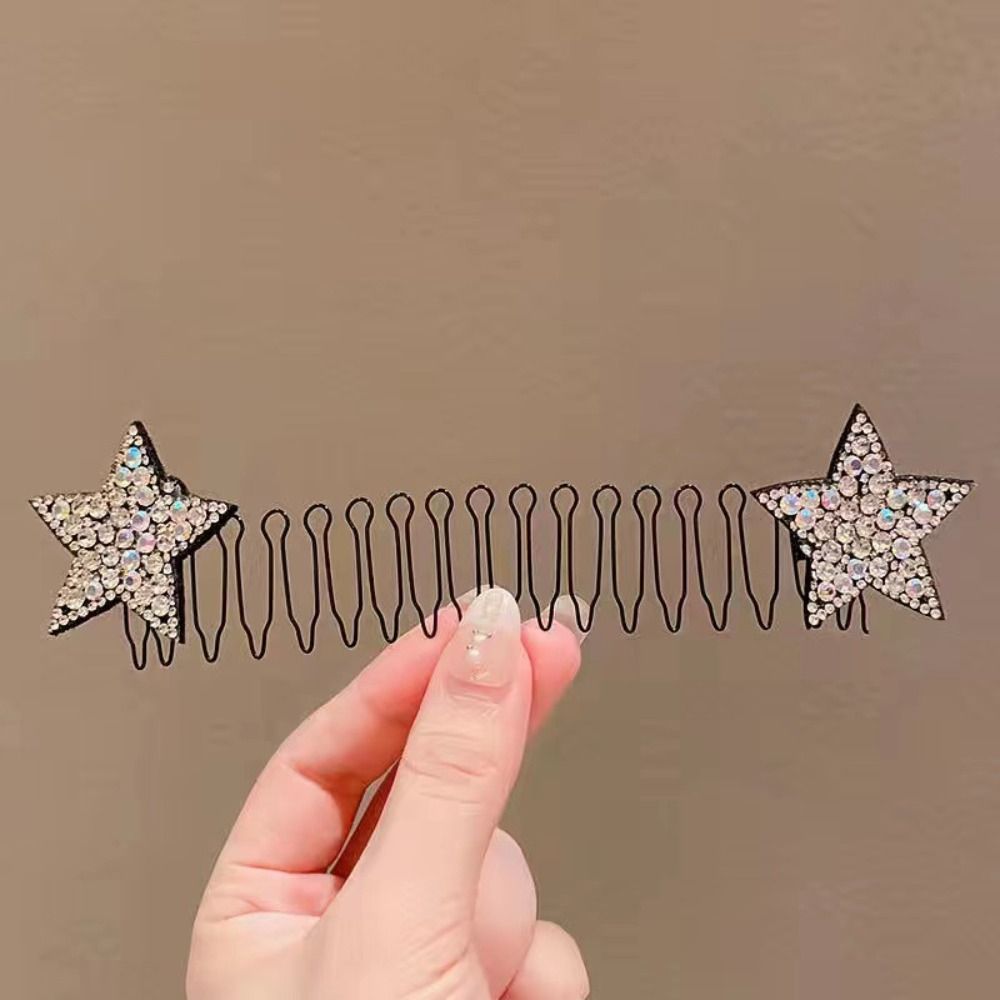 Sparklocs Rhinestone U-Shape Hair Styling Comb | Set of 5