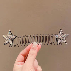 Sparklocs Rhinestone U-Shape Hair Styling Comb | Set of 5