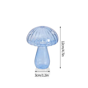 Fungglass Cactus & Mushroom Transparent Glass Vases