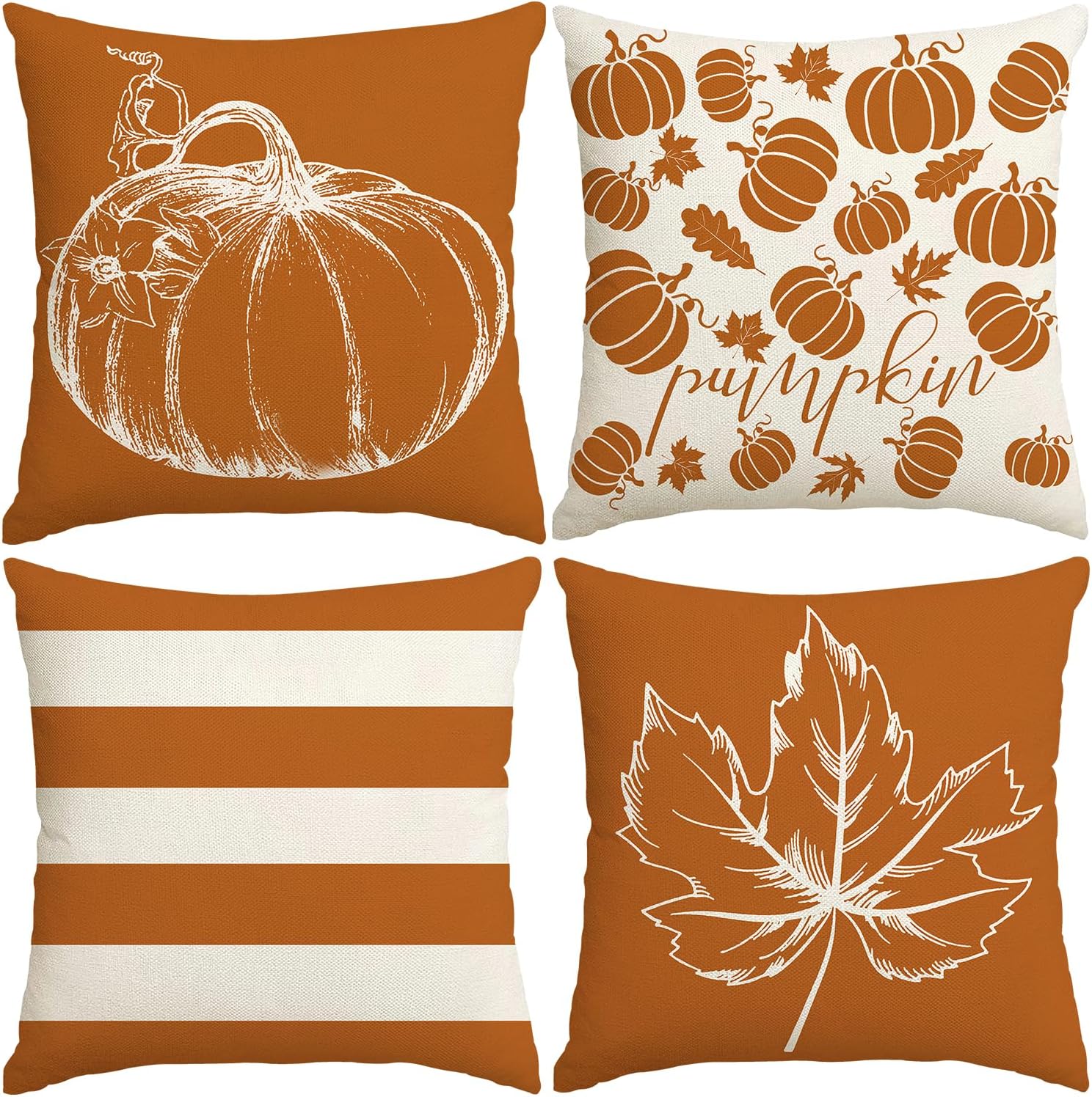 Cozauthumn Autumn-Themed Pillowcase