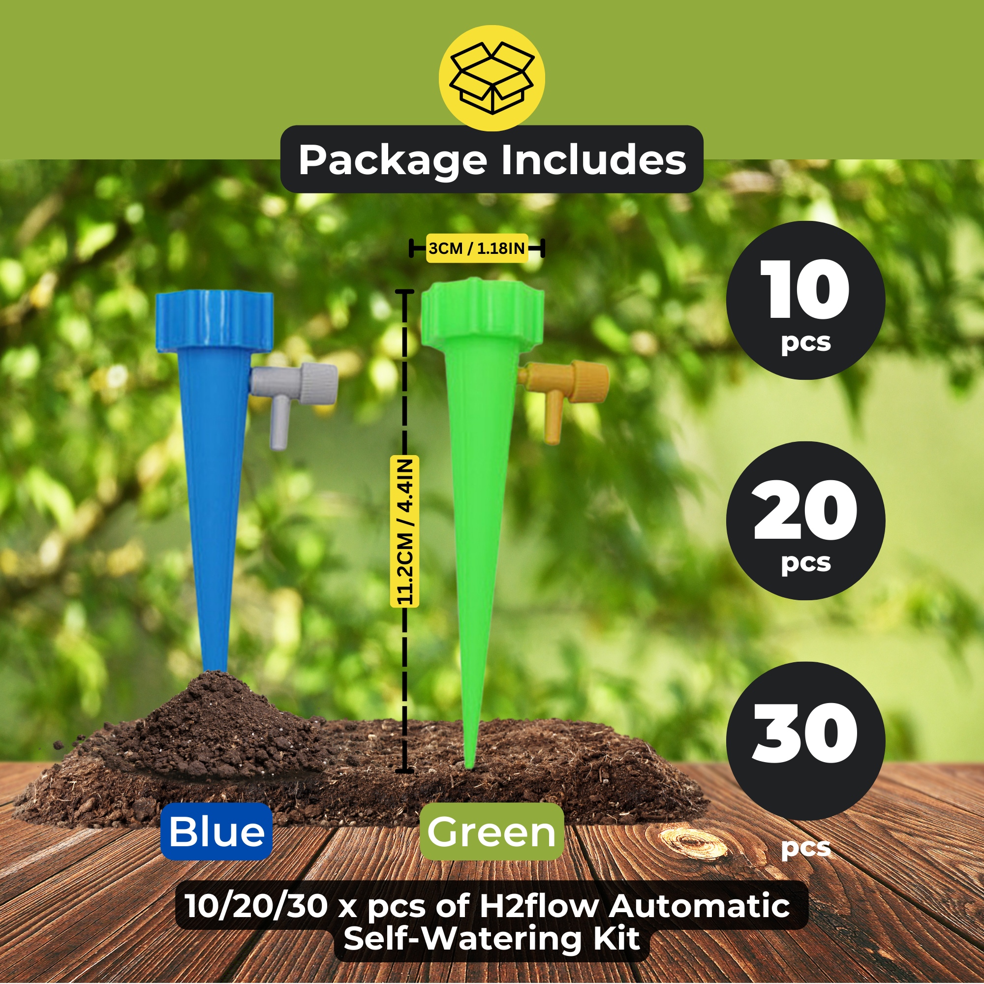 H2flow Automatic Self-Watering Kit