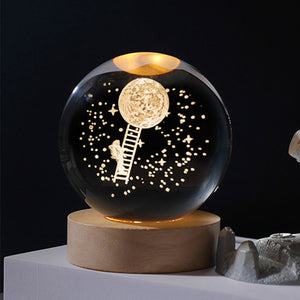 50% OFF | Crysnight Mini Crystal Ball Night Light