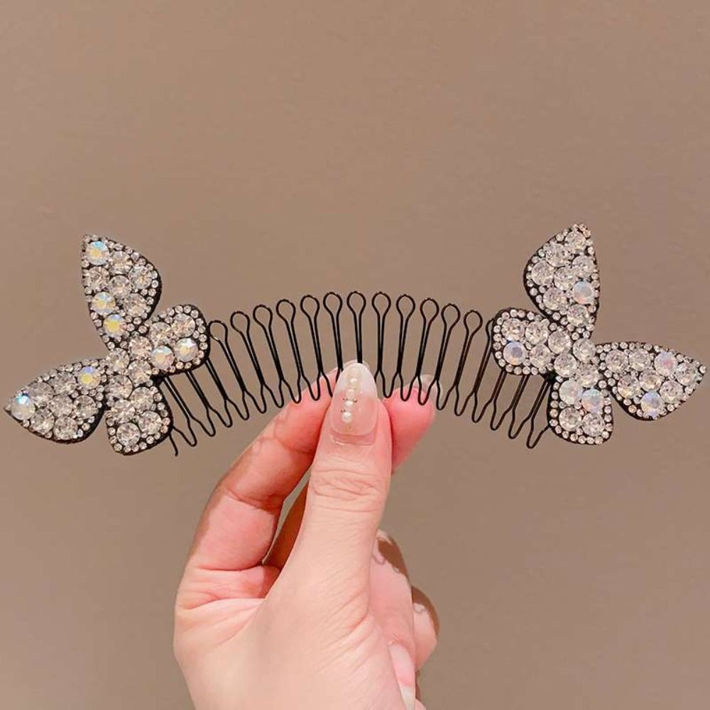 Sparklocs Rhinestone U-Shape Hair Styling Comb | Set of 5