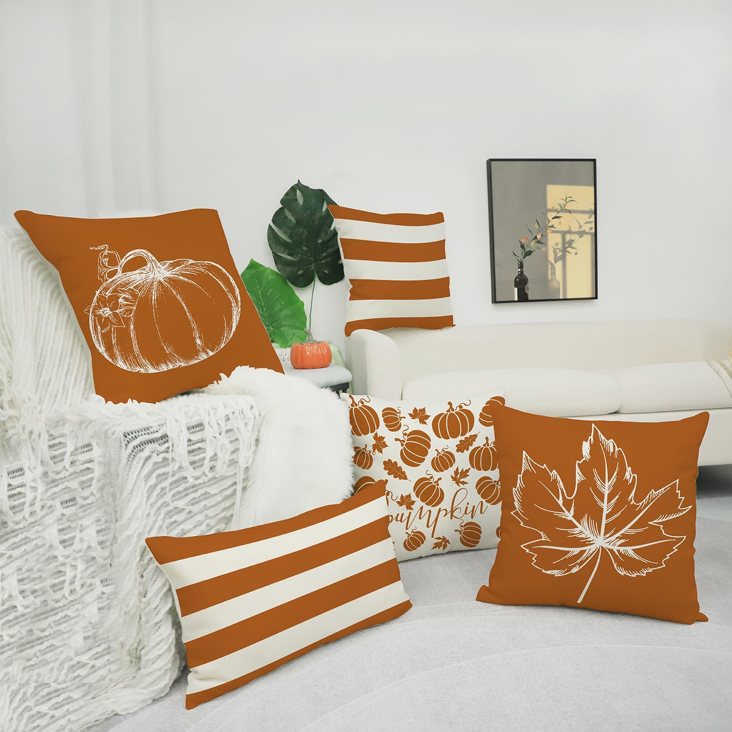 Cozauthumn Autumn-Themed Pillowcase