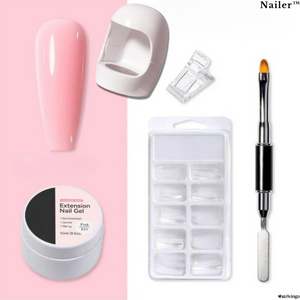 Nailer™ Nail Extension Builder Gel Set | incl. UV-lamp!