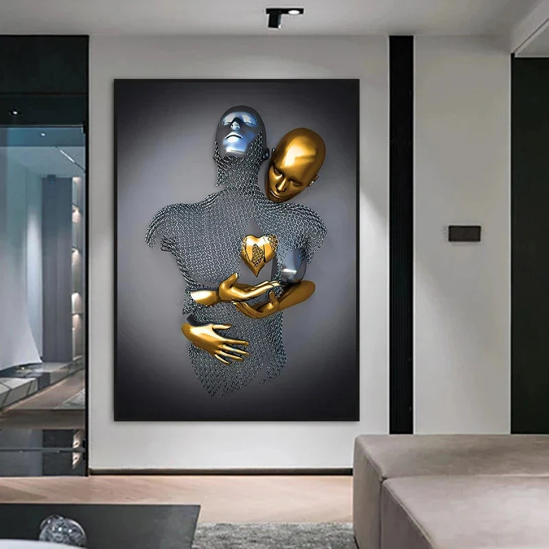 Artizone™ Silver Canvas Paintings