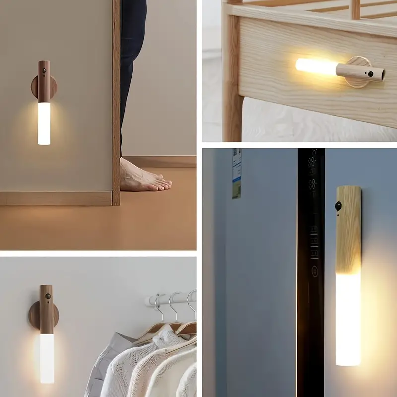 Hangbeam Intelligent Wooden Magnetic Wall Lamp | BUY 1 GET 1 FREE (2PCS)