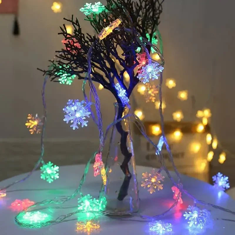 Sparkleigh Snowflake Sparkle USB Fairy String Lights