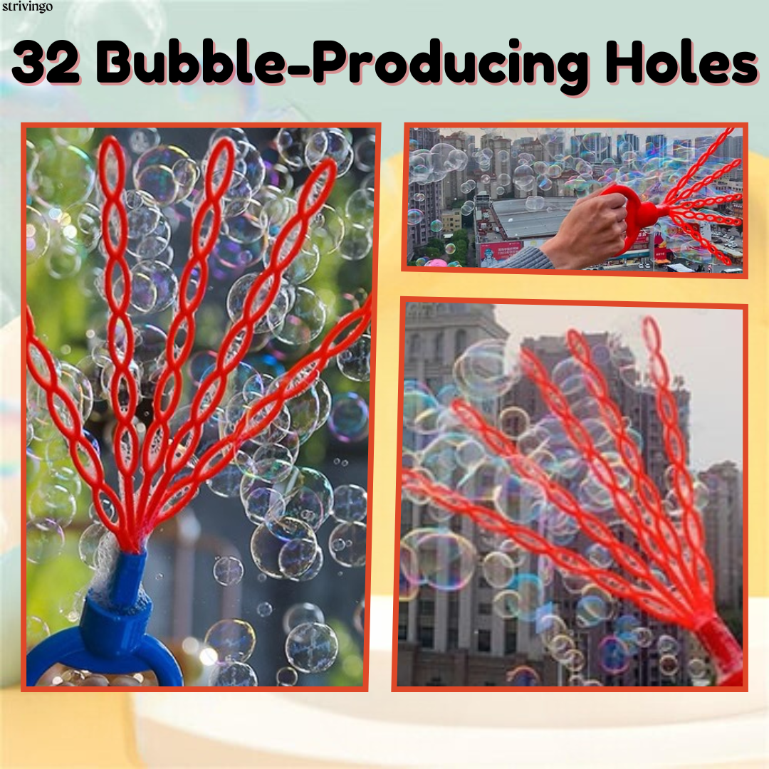 Overbubbles 32-Hole Giant Bubble Sword | BUY 1 GET 1 FREE (2PCS)