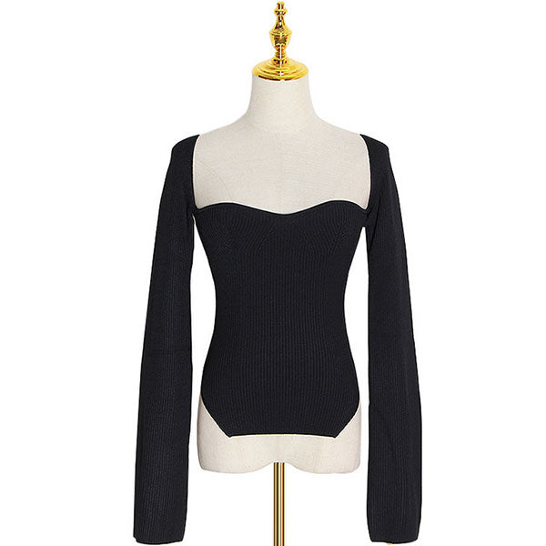 Ayesha Loose V-Neck Knitted Pullover