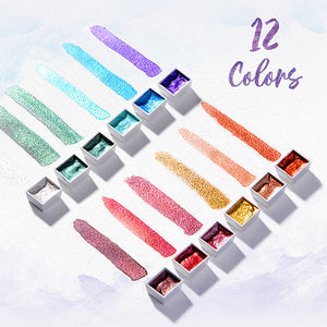 Metallic Water Paint Set | 12 or 36 Colors