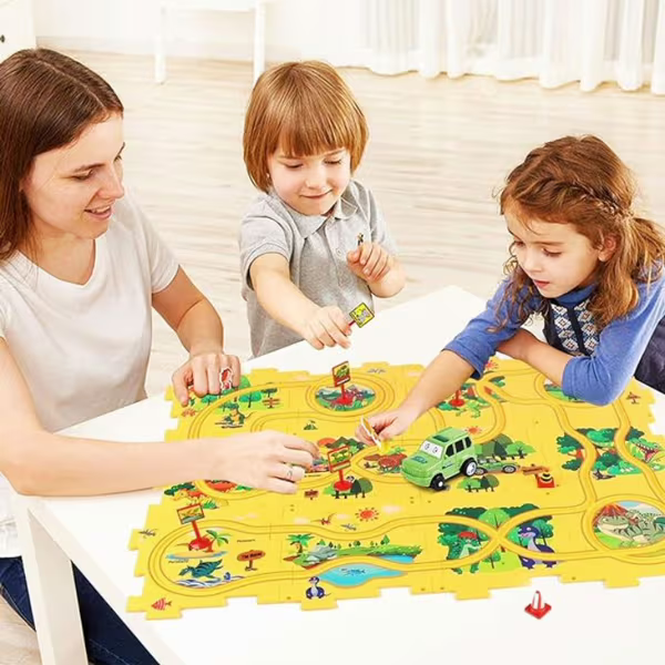 Carmaze Puzzle Track Car Play Set