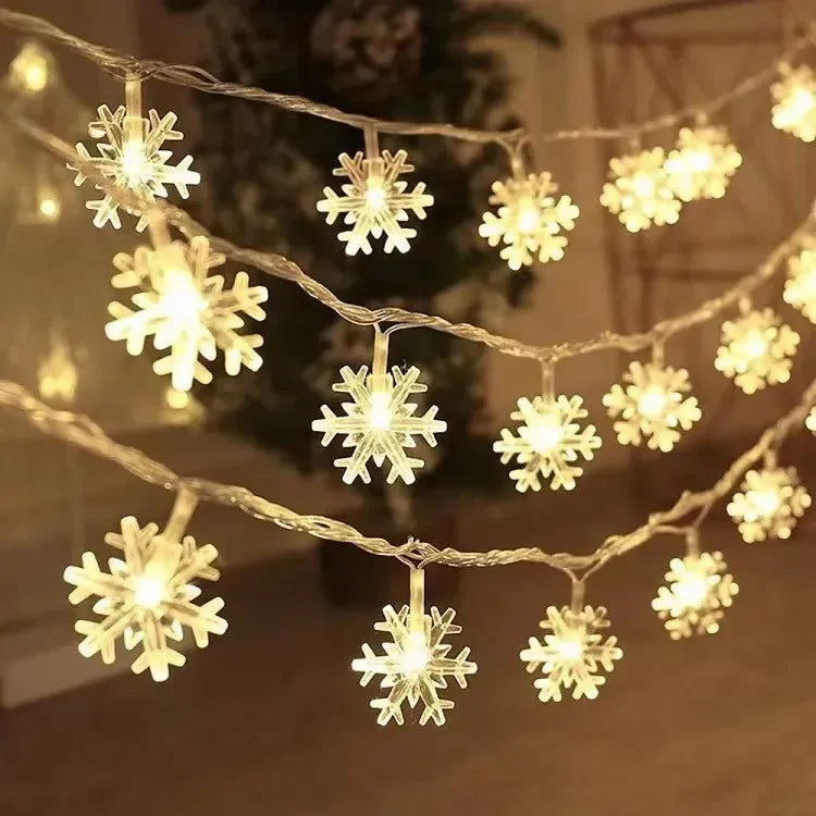 Sparkleigh Snowflake Sparkle USB Fairy String Lights