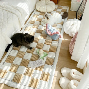 Pawlet Plaid Pattern Pet Mat