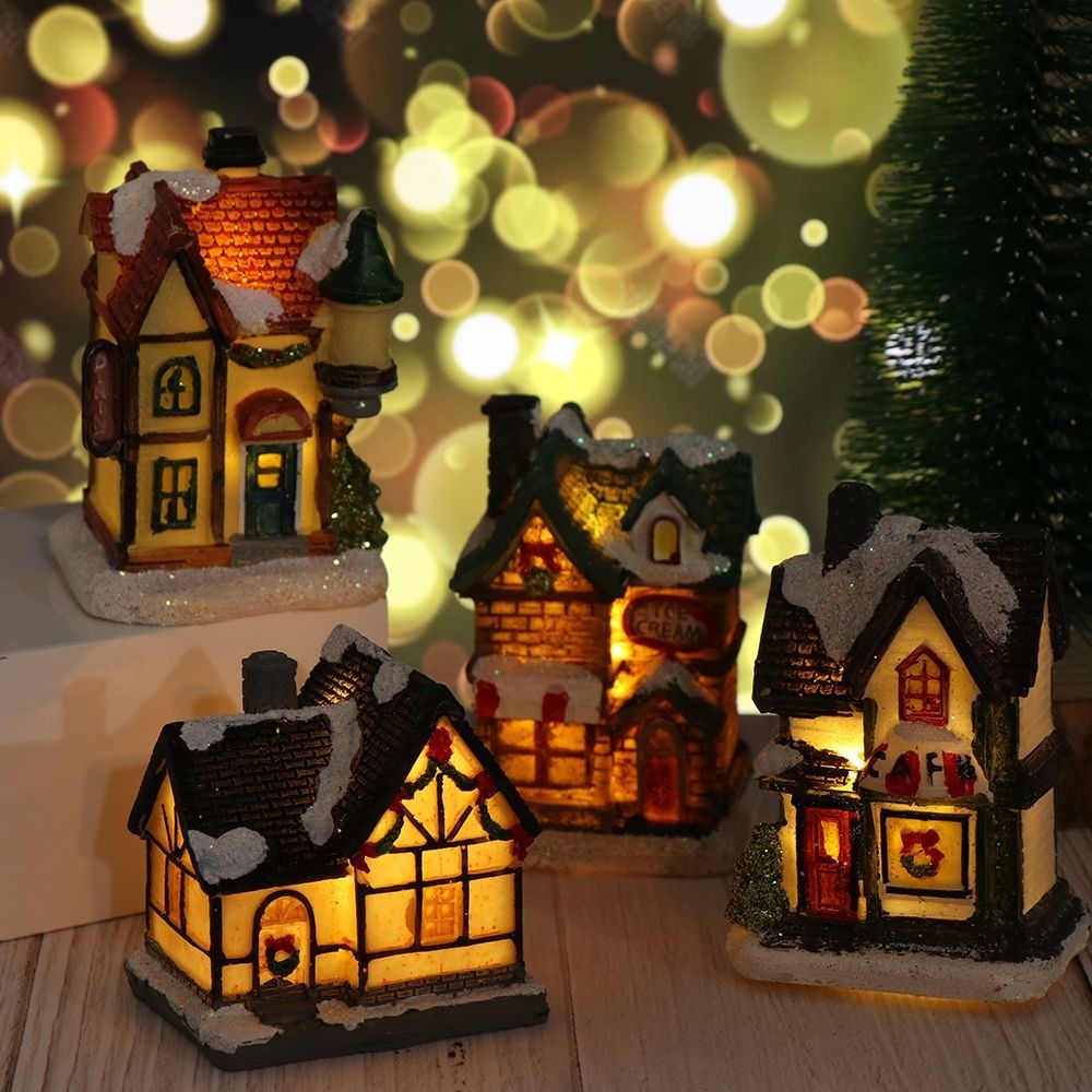 Villight Christmas LED Light House Ornaments | BUY 1 GET 1 FREE (2PCS)