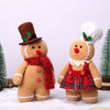 Hollidayums Set of 2 Gingerbread Dolls – Adorable Christmas Atmosphere Decorations