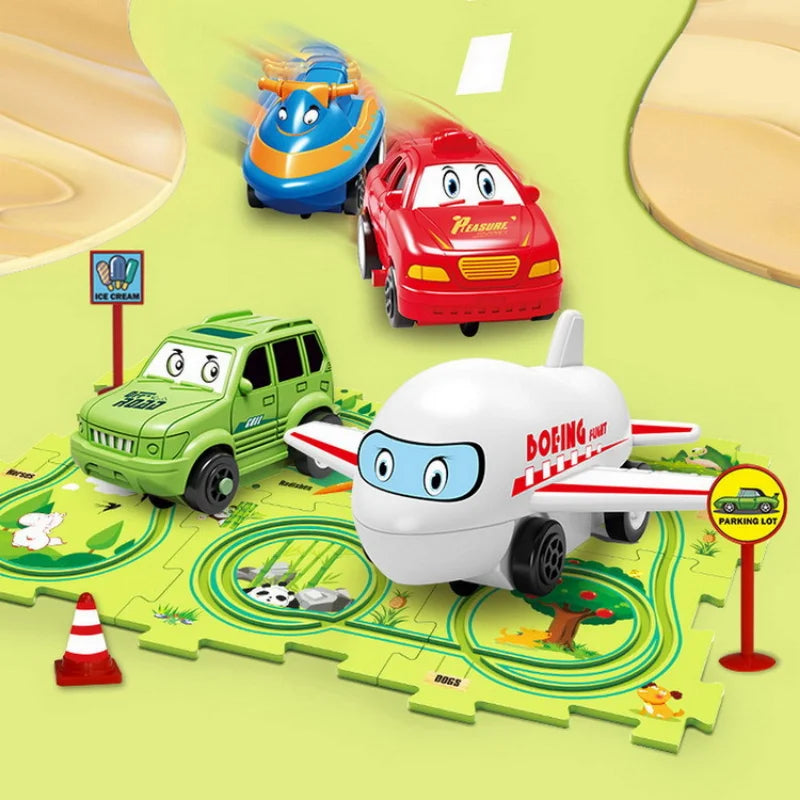 Carmaze Puzzle Track Car Play Set