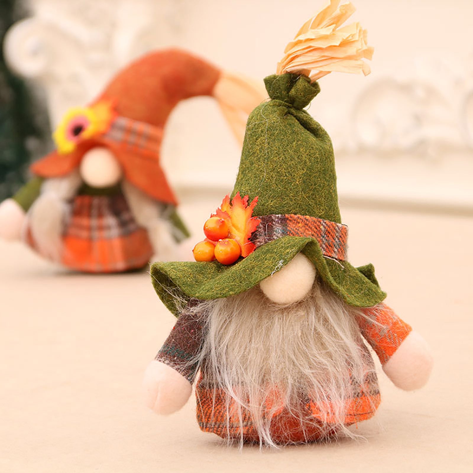 Gnomease Set of 2 Christmas Plush Gnomes