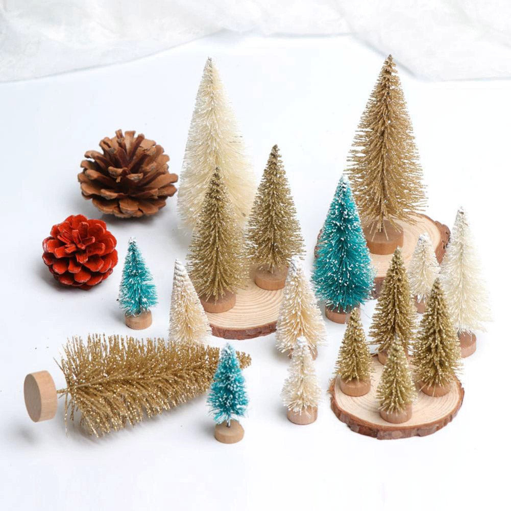 Miniatree Set of 3 Mini Christmas Trees (1.8-5 inches)