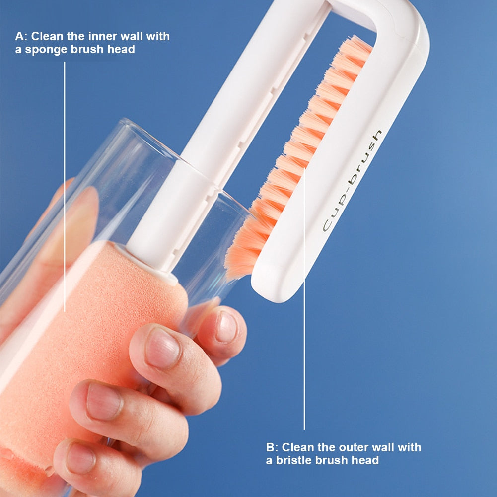 Scrubee Long Handle Bottle Cleaner Brush