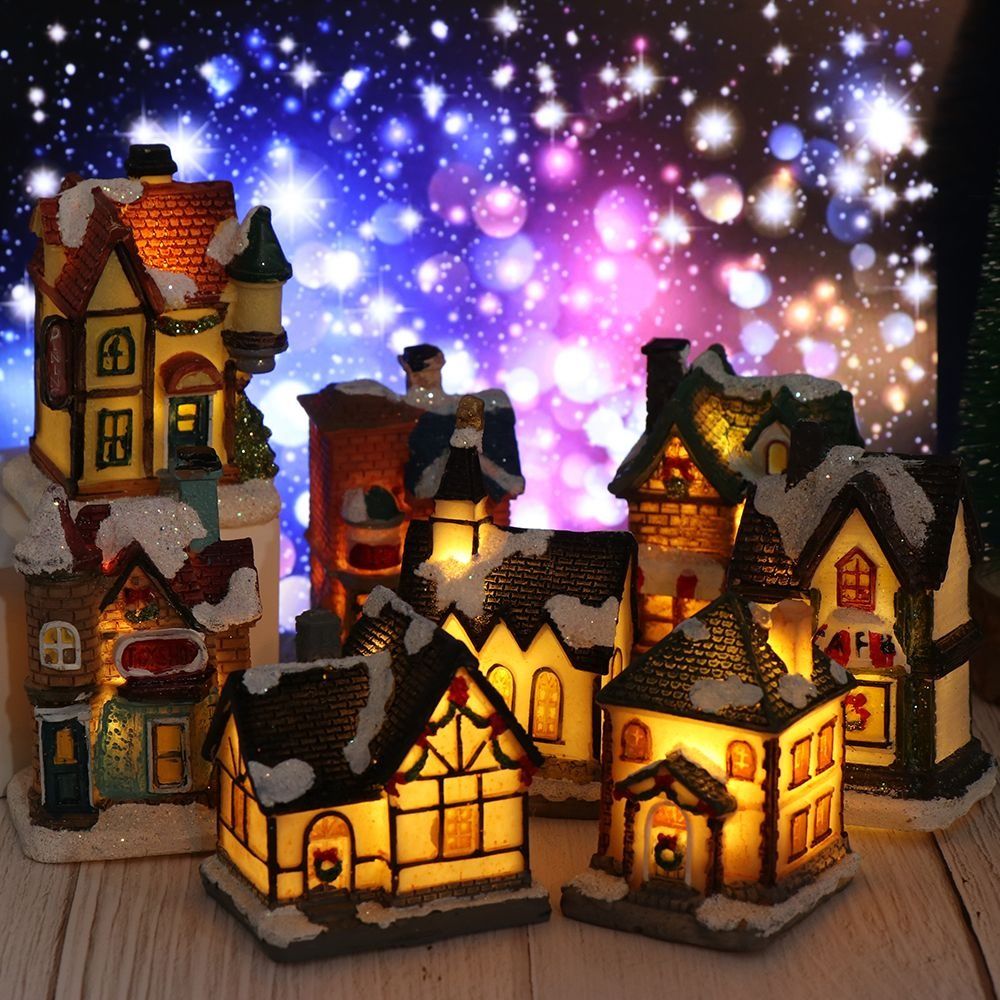 Villight Christmas LED Light House Ornaments | BUY 1 GET 1 FREE (2PCS)