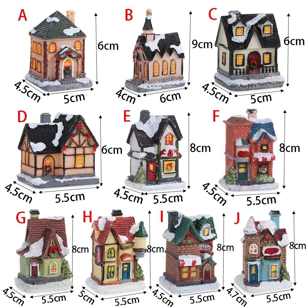 Villight Christmas LED Light House Ornaments | BUY 1 GET 1 FREE (2PCS)