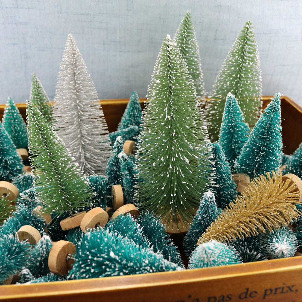 Miniatree Set of 3 Mini Christmas Trees (1.8-5 inches)