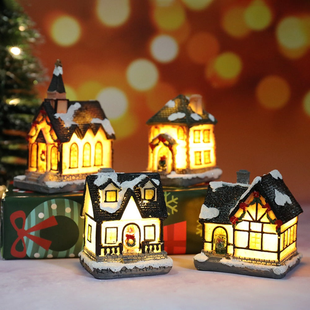 Villight Christmas LED Light House Ornaments | BUY 1 GET 1 FREE (2PCS)