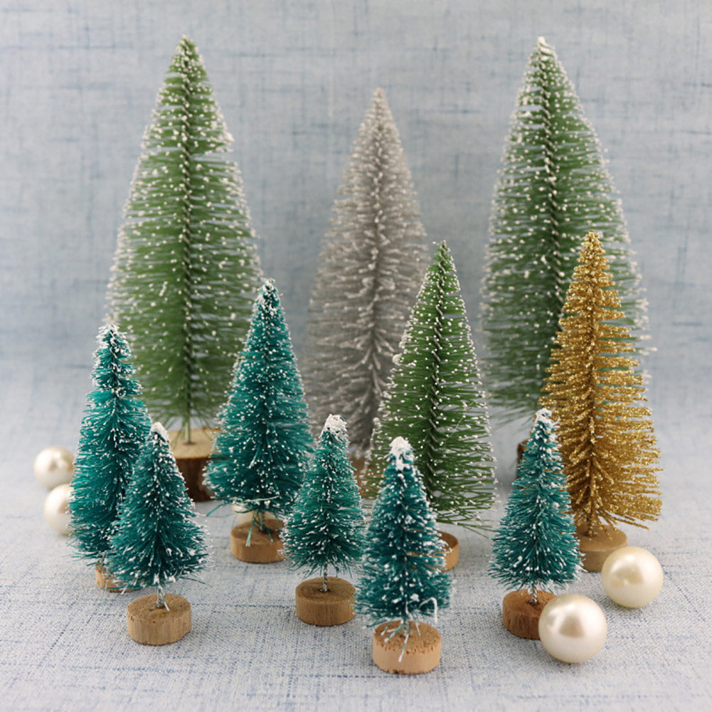 Miniatree Set of 3 Mini Christmas Trees (1.8-5 inches)