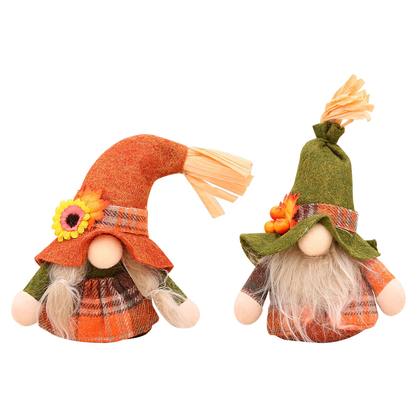 Gnomease Set of 2 Christmas Plush Gnomes