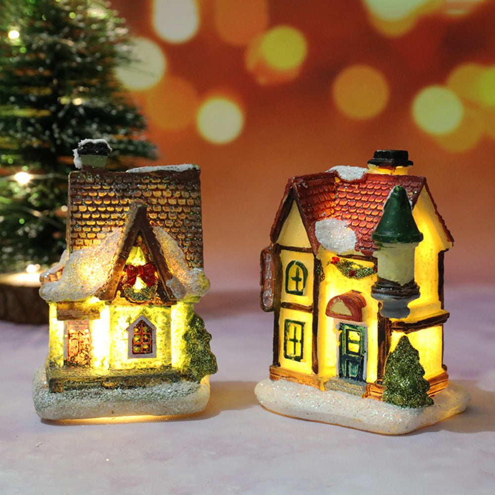 Villight Christmas LED Light House Ornaments | BUY 1 GET 1 FREE (2PCS)