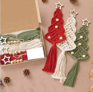 Festree 3PCS/Set DIY Woven Christmas Tree Kit