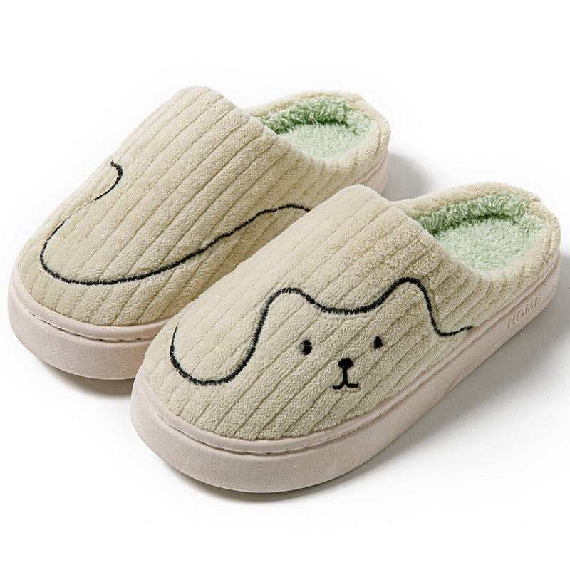 Pawppers Cozy Cat Stripe Slippers